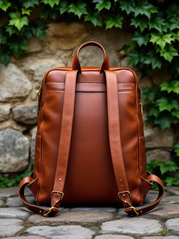 SwiftCarry Mini Leather Backpack - Image 2