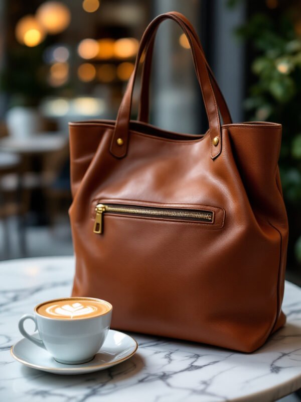 Imperial Chic Leather Tote