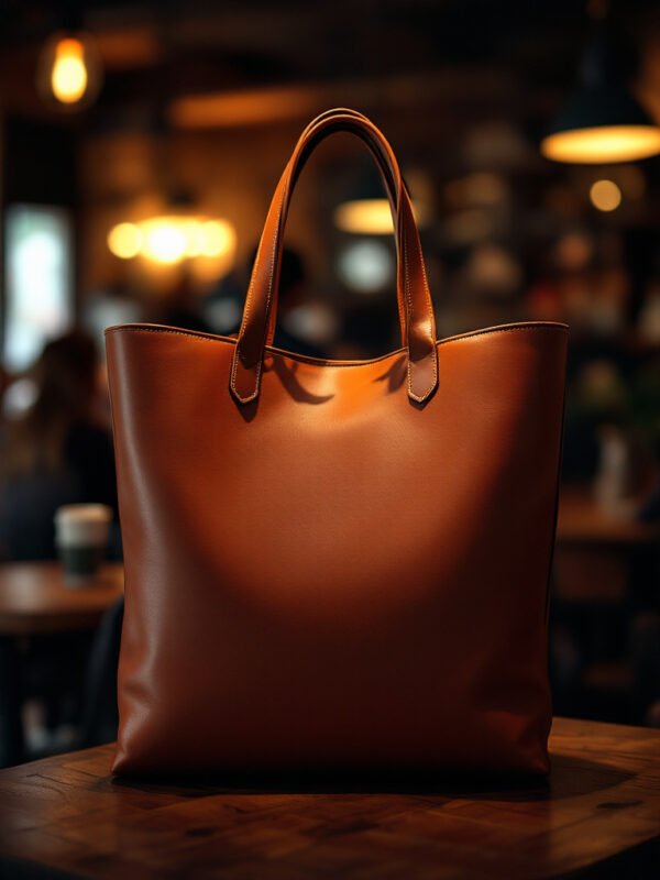 Imperial Chic Leather Tote - Image 2