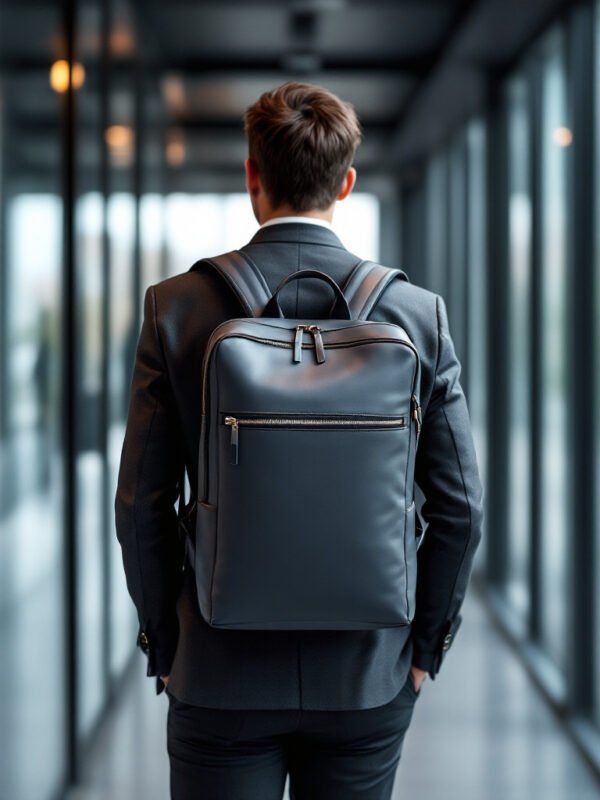 Doveredge Leather Laptop Backpack