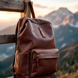 Vegan Leather Backpack